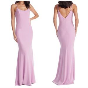 DRESS THE POPULATION Jodi Evening Dress Lavender